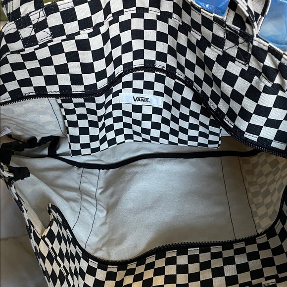 VANS Tell All zip Canvas Tote Bag - Picture 10 of 15